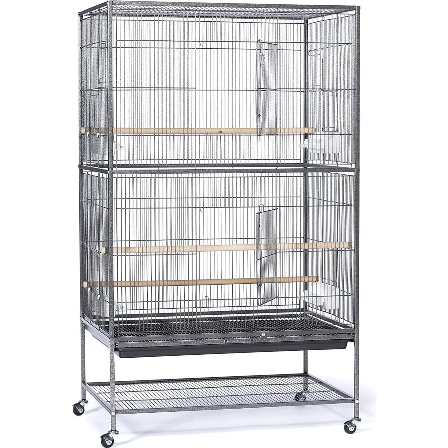 Large Bird Cage Flight Cage Wrought Iron for Cockatiels African Grey Quaker Amazon Sun Parakeets Green Cheek Conures Bird Cage.