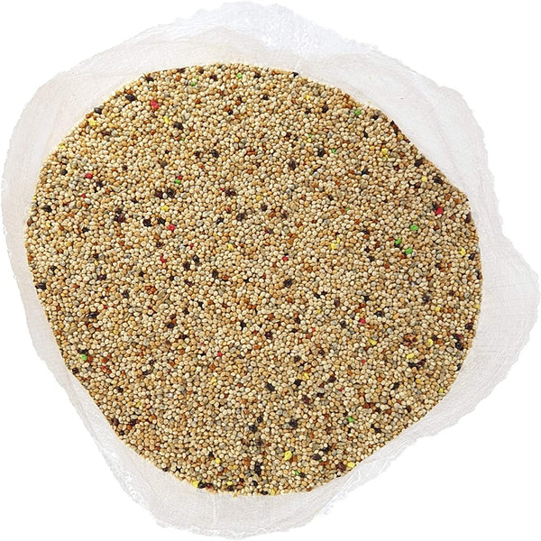 Bird Food Mix for Small bird Budgie Finches Canaries Cockatiel Hookbills Doves Quail and Sparrows