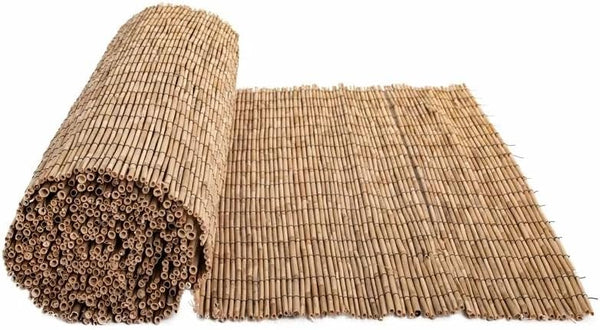 Egardenkart Bamboo Reed Privacy Screen for Outdoor Spaces Natural Grass Mat