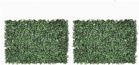 Egardenkart Artificial Boxwood Hedge Panels for Indoor Privacy, Greenery Wall Mat 40 x 60cm Style01