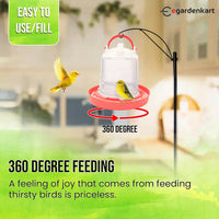 Egardenkart, Bird Water Feeder Outdoor -  Bird Water Dispenser for all Birds and Animals | Birds Water Feeder Outdoor