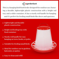 Egardenkart Bird food Feeder-  Bird Feeder Outdoor | Birds Feeder for all Birds and Animals
