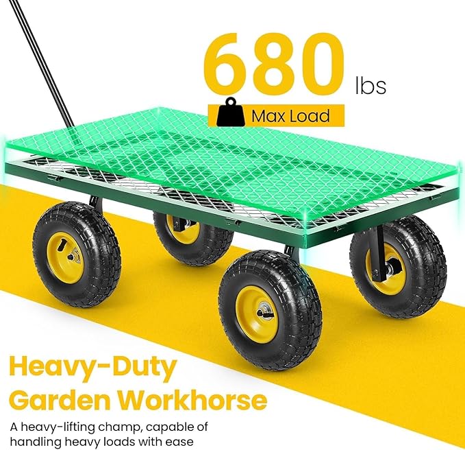 Garden Trolley/Cart 300kg Capacity