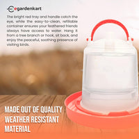 Egardenkart, Bird Water Feeder Outdoor -  Bird Water Dispenser for all Birds and Animals | Birds Water Feeder Outdoor