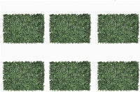 Egardenkart Artificial Boxwood Hedge Panels for Indoor Privacy, Greenery Wall Mat 40 x 60cm Style01