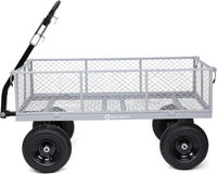 Egardenkart Heavy Duty Garden Cart, 500kg Capacity, Rugged Steel Frame & Removable Sides