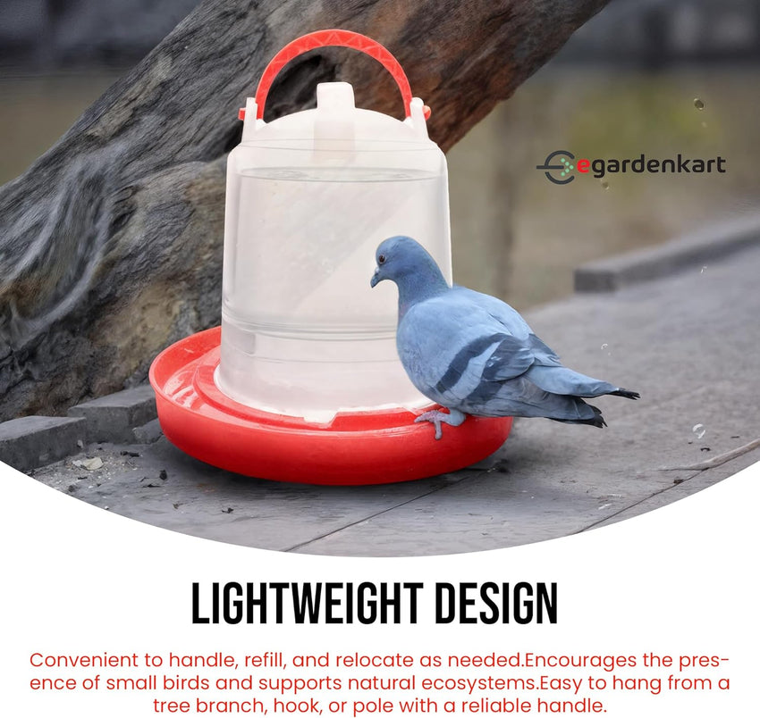 Egardenkart, Bird Water Feeder Outdoor -  Bird Water Dispenser for all Birds and Animals | Birds Water Feeder Outdoor