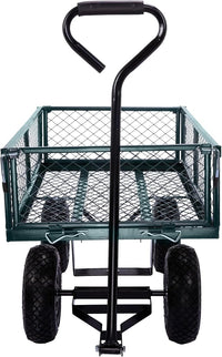 Egardenkart Heavy Duty Garden Wagon Cart 180kgs Capacity with Removable Sides.