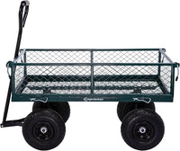 Egardenkart Heavy Duty Garden Wagon Cart 180kgs Capacity with Removable Sides.