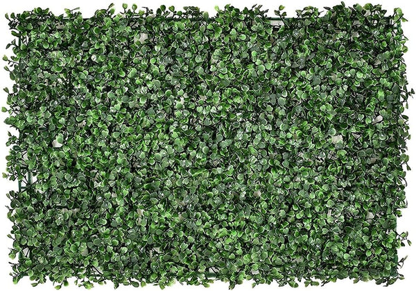 Egardenkart Artificial Boxwood Hedge Panels for Indoor Privacy, Greenery Wall Mat 40 x 60cm Style01