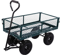 Egardenkart Heavy Duty Garden Wagon Cart 180kgs Capacity with Removable Sides.