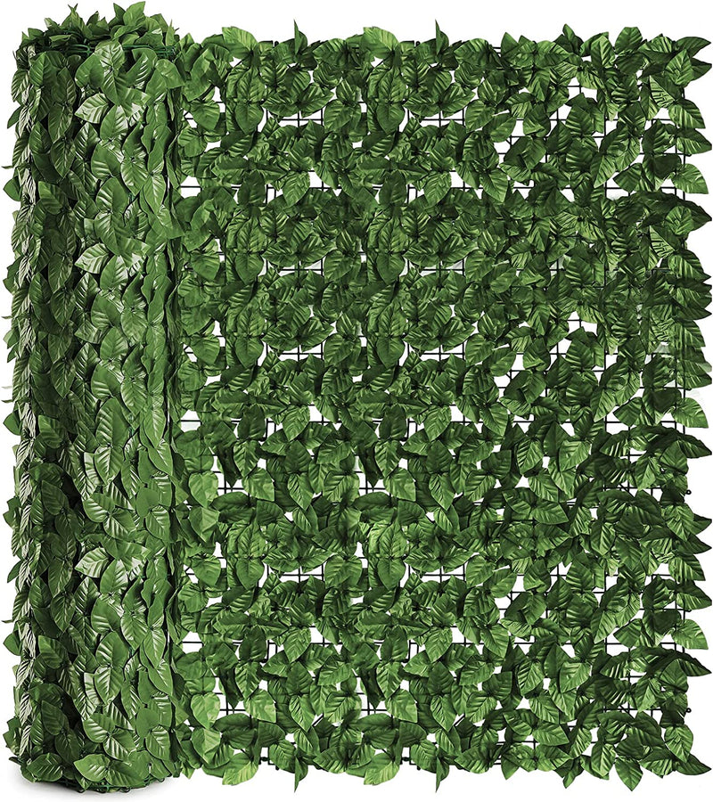 Egardenkart® Artificial Faux Hedge Privacy Fence Wall Screen, Leaf and Vine Decoration for Outdoor Garden Home Decor