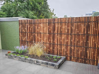 Egardenkart® Premium Half Split Bamboo Panel Fence - Natural and Sustainable Outdoor Privacy Screen