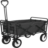 Egardenkart Foldable Utility Wagon Cart Trolley Utility Grocery Wagon for Camping Shopping