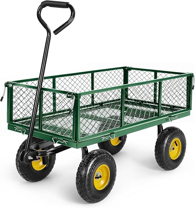 Egardenkart Heavy-Duty Trolley Cart 360 KG Load | Adjustable Handle Re ...