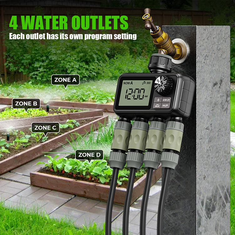 Egardenkart Smart 4-Outlet Automatic Water Timer