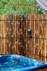 Egardenkart® Premium Half Split Bamboo Panel Fence - Natural and Sustainable Outdoor Privacy Screen