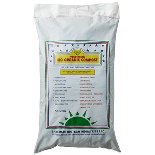 Shalimar Vegetarian Bio Organic Compost - 50 Ltr