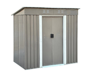 Egardenkart Outdoor Storage Shed with Double Sliding Doors