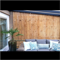 Egardenkart® Premium Thick Full Bamboo Fence Panel Natural and Sustainable Outdoor Privacy Screen