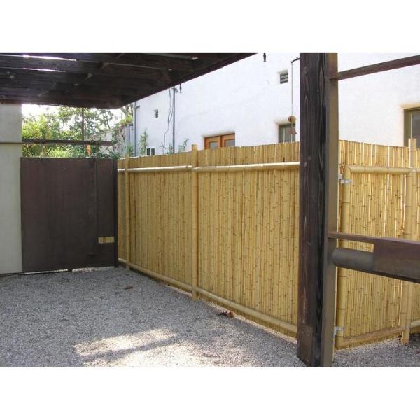 Egardenkart® Natural Rolled Bamboo Fence Thick Natural Privacy Fence