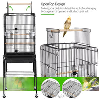 Bird Cage with Rolling Stand