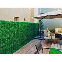 Artificial Grass Fence chain link Grass Fence