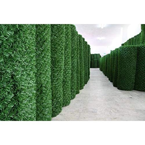 Artificial Grass Fence chain link Grass Fence