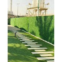 Artificial Grass Fence chain link Grass Fence