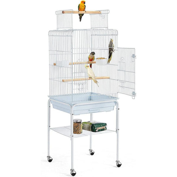 Bird Cage with Rolling Stand