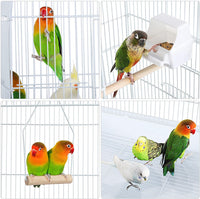 Outlet Bird Cages for Parakeets Cockatiels FiLovebirds nches Canaries Conures Budgies, Detachable Rolling Stand Copy