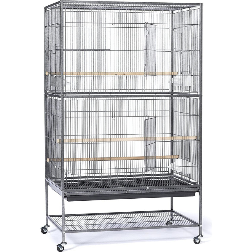 Large Bird Cage Flight Cage Wrought Iron for Cockatiels African Grey Quaker Amazon Sun Parakeets Green Cheek Conures Bird Cage.