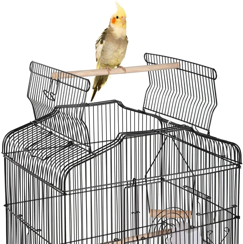 Outlet Bird Cages for Parakeets Cockatiels FiLovebirds nches Canaries Conures Budgies, Detachable Rolling Stand Copy