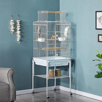 Bird Cage with Rolling Stand