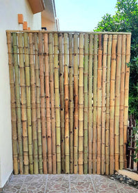 Bamboo Pole Natural 3"-4" dia Heavy Thick Large Long Bamboo Stake for support decor Privacy fence.