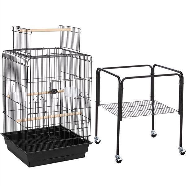 Bird Cage with Rolling Stand